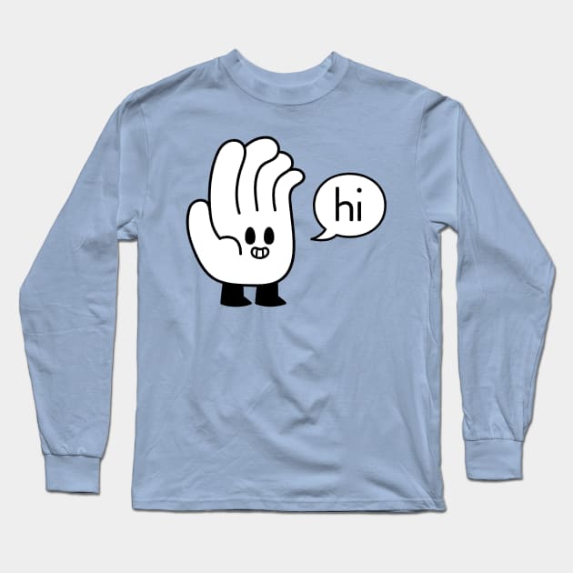 Hi Five Long Sleeve T-Shirt by gymdrunk